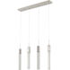 Canada 4 Light 36 inch Chrome Island Lighting Ceiling Light
